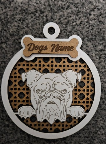 Personalised lasered dog - personalised,