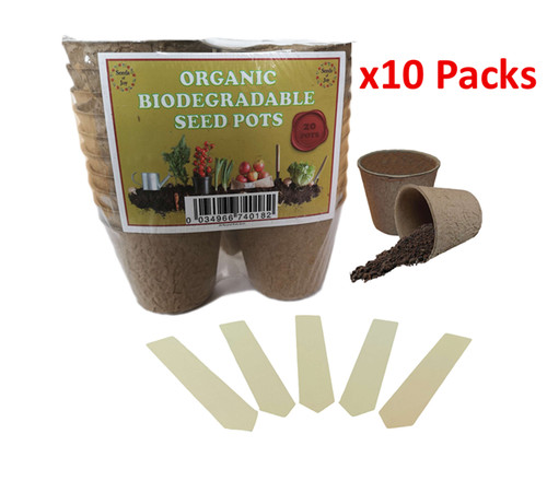 200 biodegradable seed starter - biodegradable,