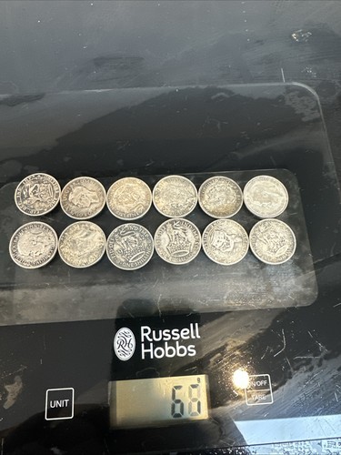 67g 500 silver coins - 67g,