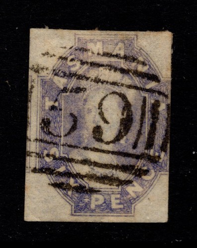 Tasmania 1858 chalon sg - 1858,