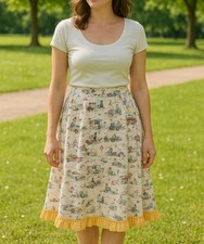 JOULES Georgette Vintage Skirt