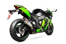 Kawasaki Ninja ZX-636 ZX-6R 13-18 Scorpion Exhaust Serket Stainless RKA97SEO