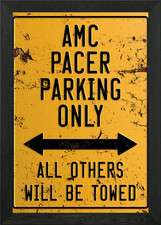 AMC Pacer Parking Framed Wall