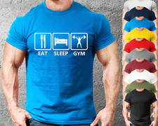 Eat Sleep Gym T-Shirt Mens Gym