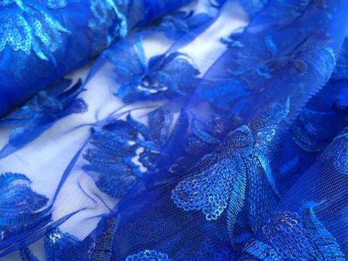Embroidered french lace - embroidered,