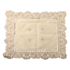 White Lace Tablecloth Doily