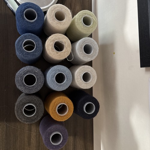 Fluffy brushed yarn wound - brushed,