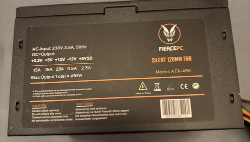 Fierce atx 450 450w - fierce, atx-450