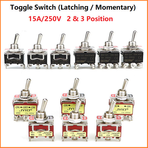 240v 15a toggle flick switch - 240v,