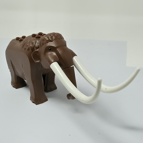 Lego woolly mammoth with white - woolly,