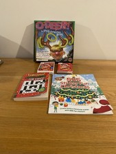 CHRISTMAS EVE BOX ACTIVITIES-REINDEER HOOPLA ,ELF SNAP,STICKER BOOK, CROSSWORD