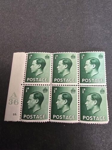 King edward viii green - viii, 1/2d