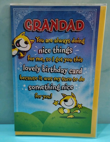 Grandad birthday card you - birthday, are