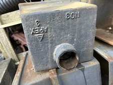 Cast iron hopper head - cast,