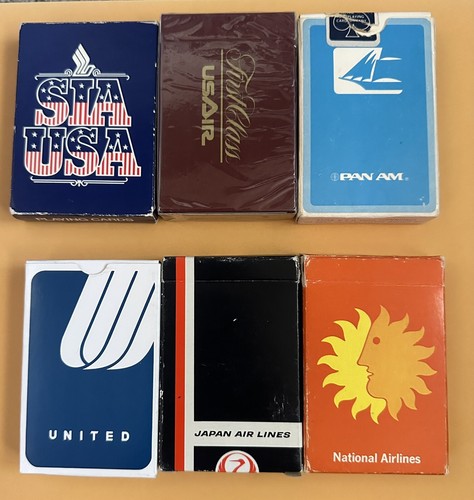 Vintage airline playing - , cards