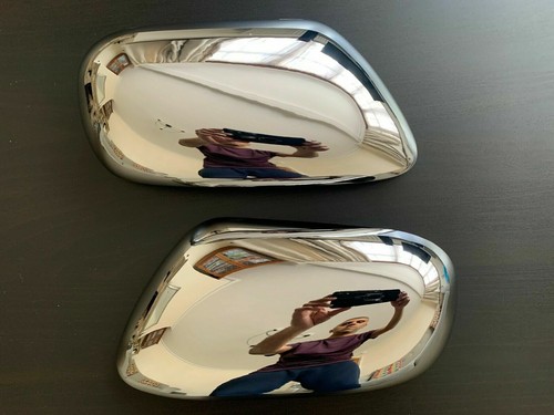 Chrome door wing mirror covers - door,