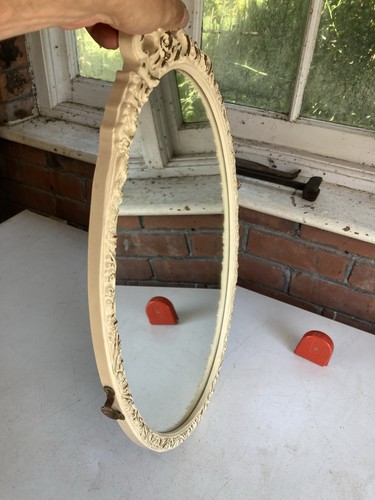 Vintage ornate mirror - vintage, wooden