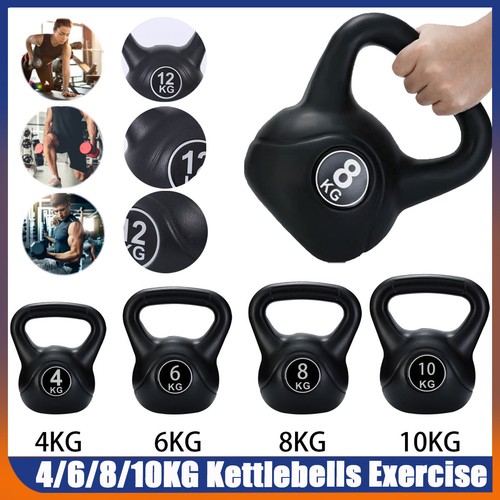 10kg vinyl kettlebell weight - vinyl,
