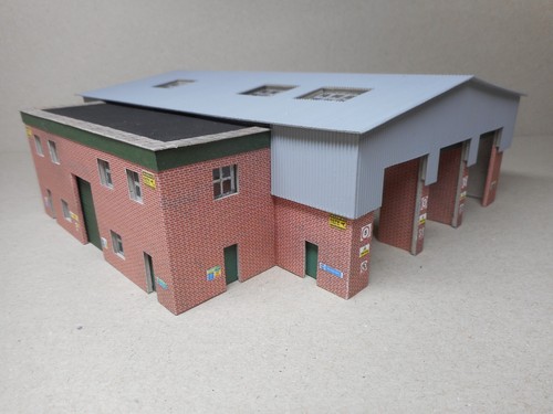 Gauge locomotive shed - n,
