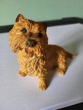 A VINTAGE CASTAGNA (ITALY) FIGURE OF A BROWN SCOTTIE DOG: 4.5" LONG: VGC
