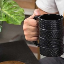 Large ceramic tyre - tire, mug