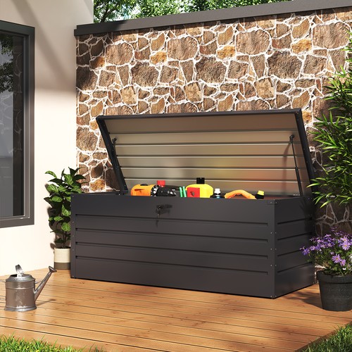 600l lockable metal storage - metal,
