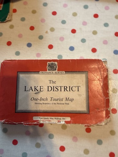 Ordnance survey map the lake - map,