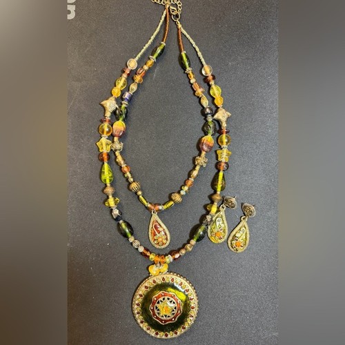 Vintage artisan beaded - vintage,