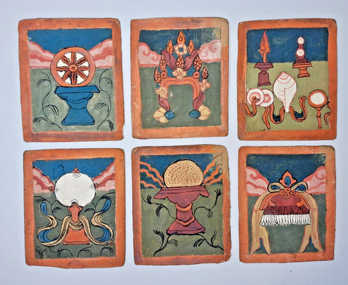 6pc rare antique tibetan - rare,