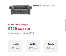 Belair DFS Sofa Set