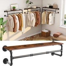 Industrial Pipe Clothes Rack