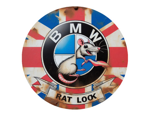 Bmw rat look sticker - bmw,
