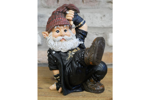 Dancing garden gnome ornament - dancing,