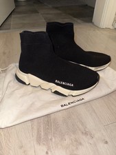 Womens black sock trainers