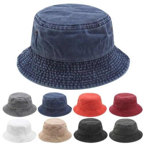 Unisex washed cotton bucket - unisex,