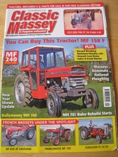 CLASSIC MASSEY JAN 2016 MF 158F BALER REBUILD BALLYMONEY PROBLEMATIC MF 130 CAUS