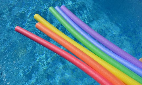 Swimming noodle pool floats - swimming,