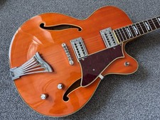 Peerless Electra electric guitar Jazz archtop hollow body MIK Korea