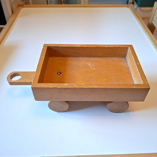 Spielgut wooden toy cart - toy,
