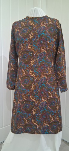 1960s paisley dress size 12 - dress.,