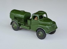Vintage Dinky 643 Army Water Tanker Austin Truck + driver - 1950's diecast model