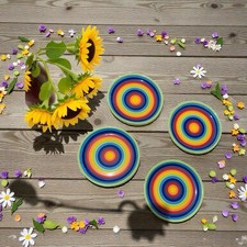 Hand painted 27cm plate - hand, plate.