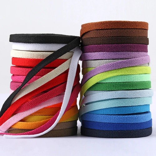 Flat shoe laces - flat, boots