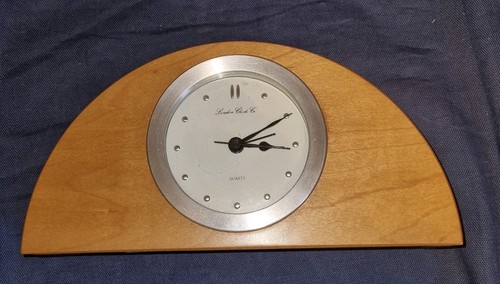 Wooden mantel clock - mantel,