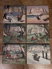 6 Antique 1940s RACEY HELPS H/B Books- Tippertys Treasure, Little Mouse Crusoe