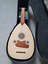 Hand made Turkish Oud Instrument with hard shell case.