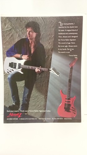 Alvarez guitars trevor rabin - guitars,