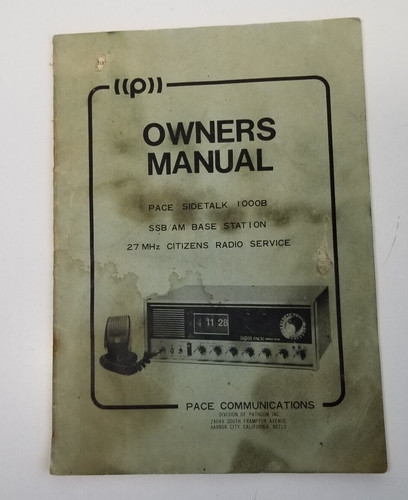 Pace sidetalk 1000b - 1000b, base