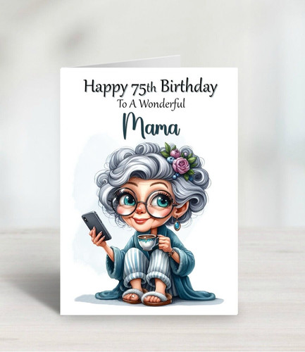 Personalised birthday card - personalised,