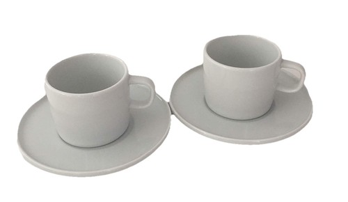 White espresso cups and - 2,